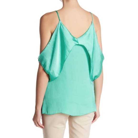 The Vanity Room Cold Shoulder Popover Cami Mist - Picture 2 of 6